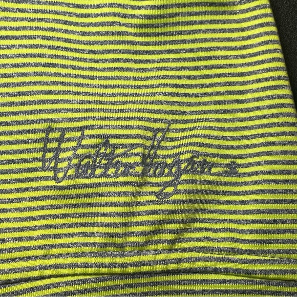 Walter Hagen Hydro Dri Long Sleeve Green Striped Polo Golf Shirt XL Athletic - Picture 5 of 10